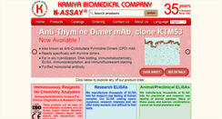 Desktop Screenshot of kamiyabiomedical.com