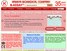 Tablet Screenshot of kamiyabiomedical.com